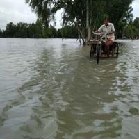 Floods in different districts of the country.